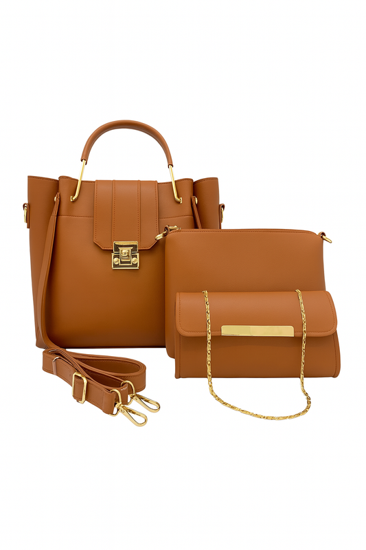 Luxe Trio – 3-Piece Handbag