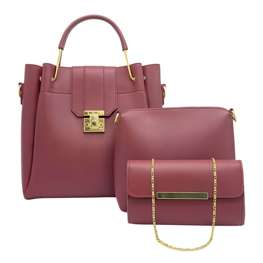 Luxe Trio – 3-Piece Handbag
