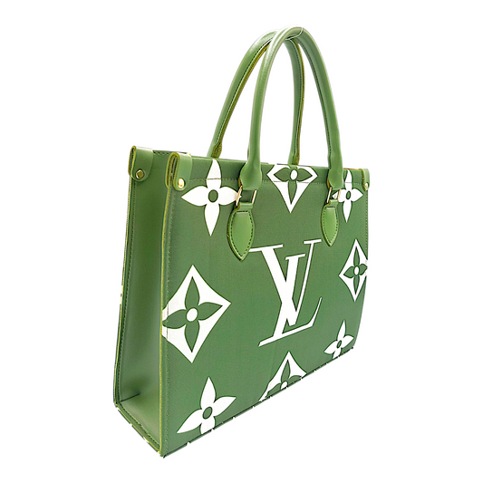 Crimson Tote – Olive Green