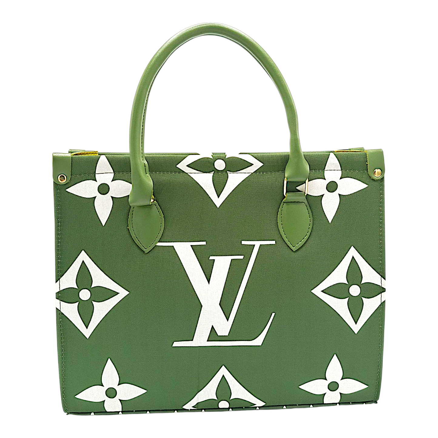 Crimson Tote – Olive Green