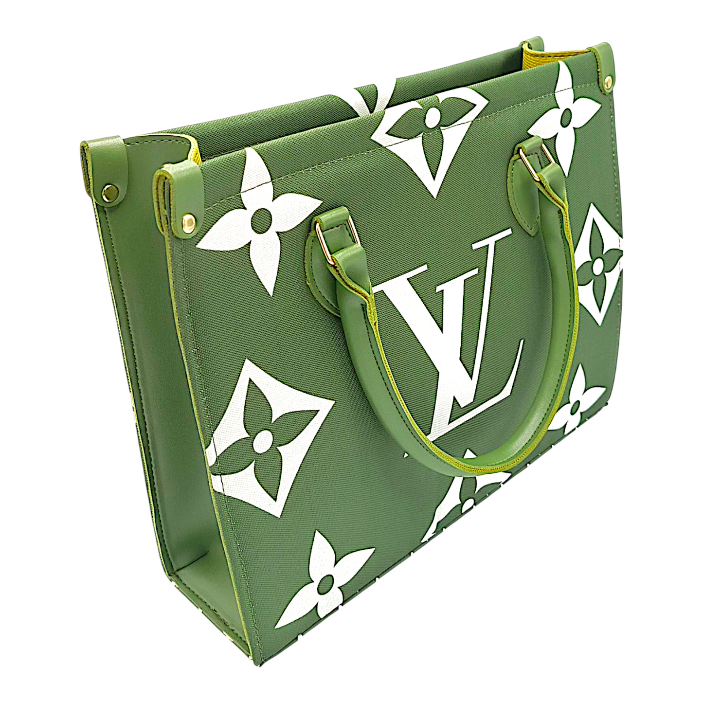 Crimson Tote – Olive Green