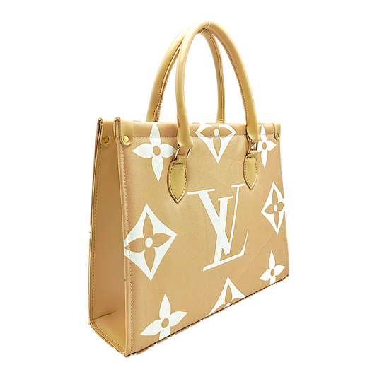 Crimson Tote – Sand Beige