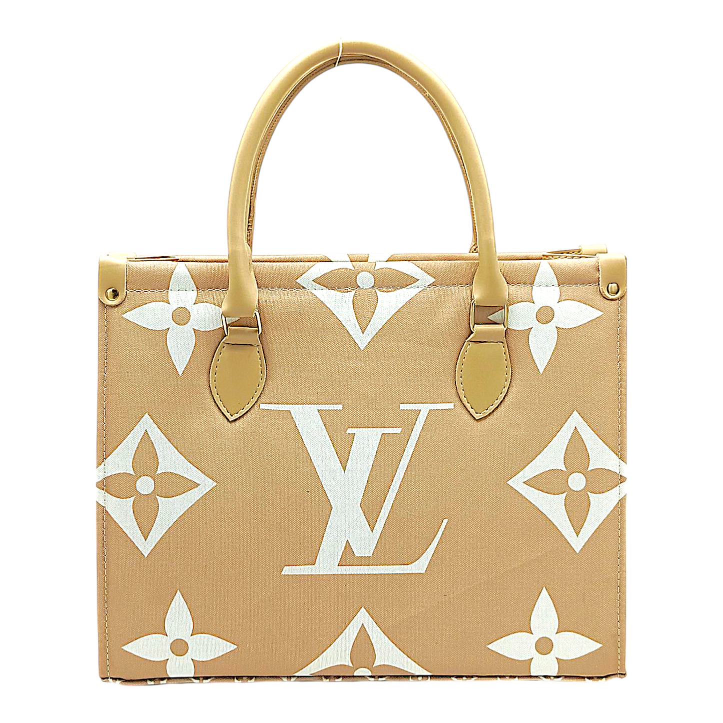 Crimson Tote – Sand Beige