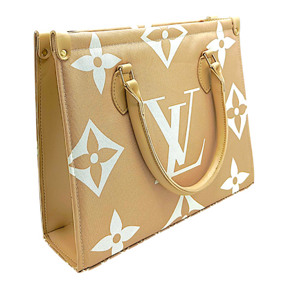 Crimson Tote – Sand Beige