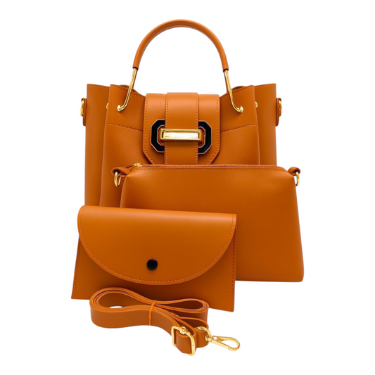 Vellora 3-in-1 – Caramel Tan